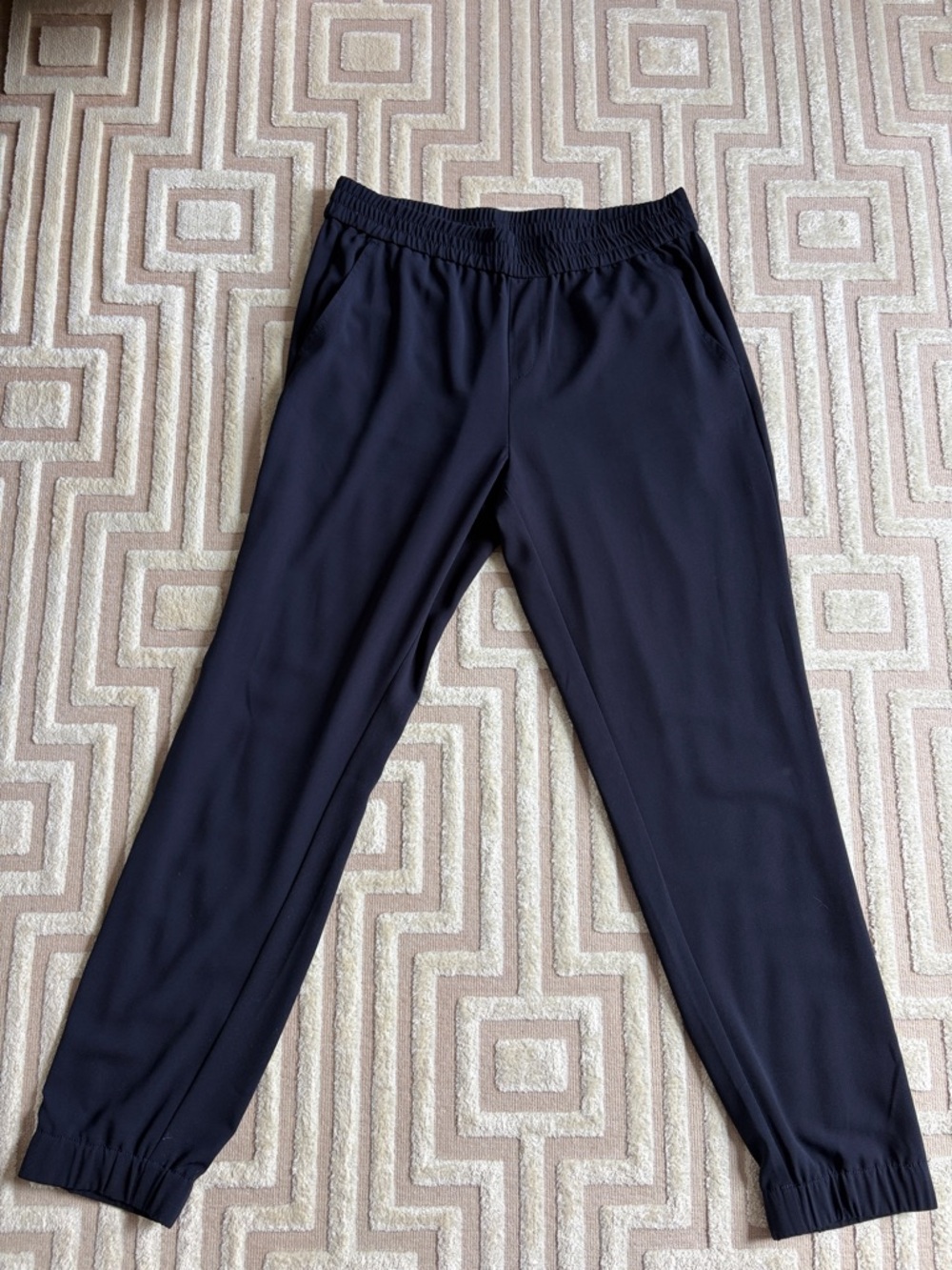 Banana Republic navy blue jogger dressy slacks